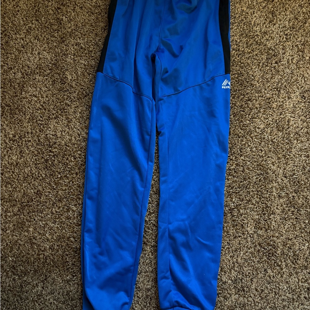 Reebok Youth Blue and Black Athletic Pants size L 14-16
